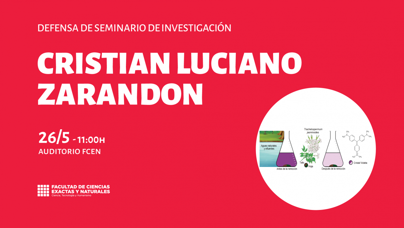 imagen Defensa de Seminario de Investigación a cargo de Cristian Luciano Zarandon