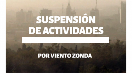 imagen Suspensión de actividades por Zonda durante el turno tarde en la FCEN 