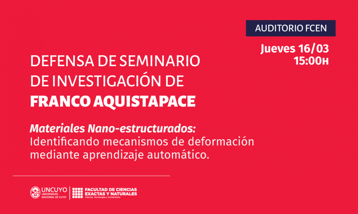 imagen Defensa de Seminario de Investigación de Franco Aquistapace