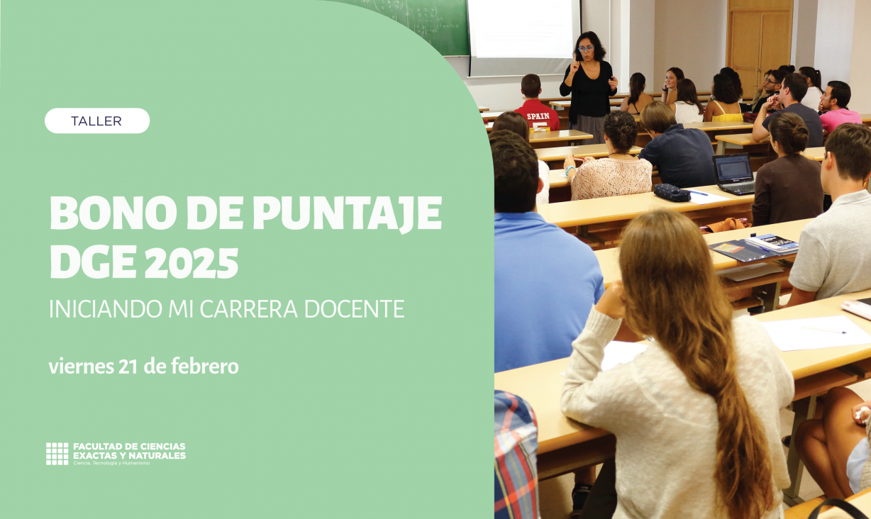 imagen Taller Bono de Puntaje DGE 2025: iniciando mi Carrera Docente