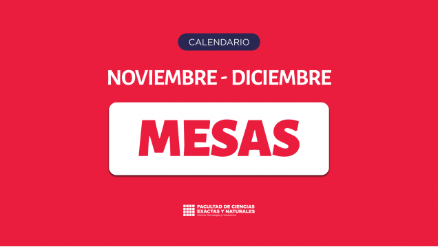 imagen Cronograma mesas de examen diciembre 2025