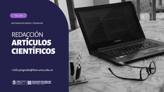 imagen Inscripciones abiertas para el Taller de redacción de artículos científicos