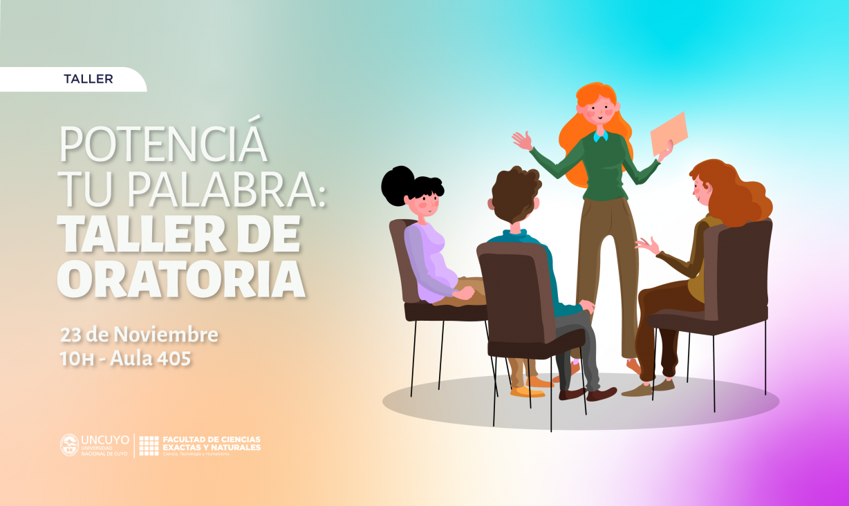 imagen Potenciá tu palabra: Taller de Oratoria