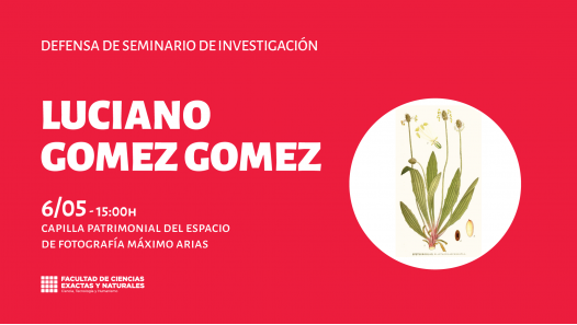 imagen Defensa de Seminario de Investigación a cargo de Luciano Gomez