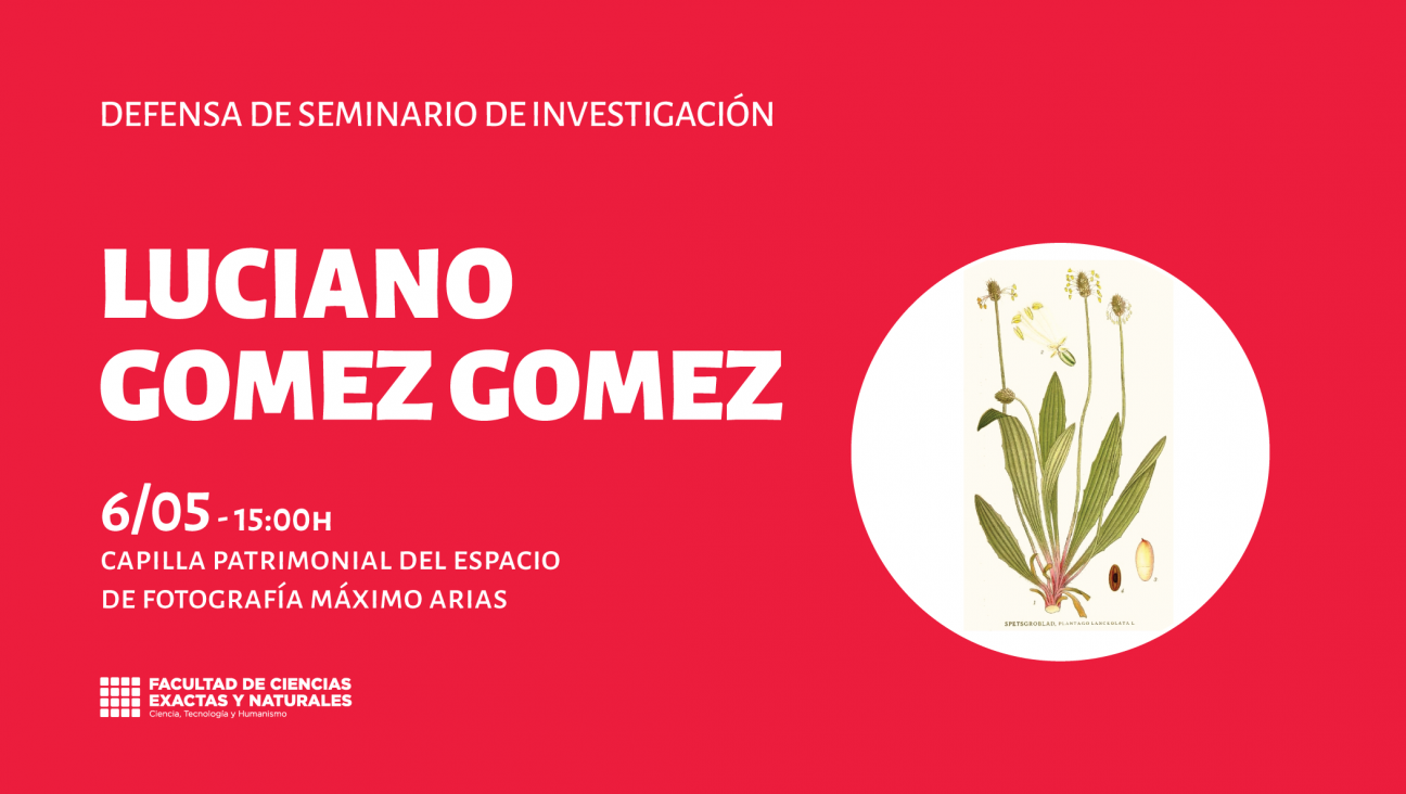 imagen Defensa de Seminario de Investigación a cargo de Luciano Gomez