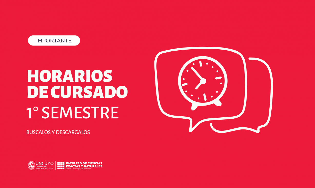 imagen Ya están disponibles los horarios de cursado del Primer Semestre 2024