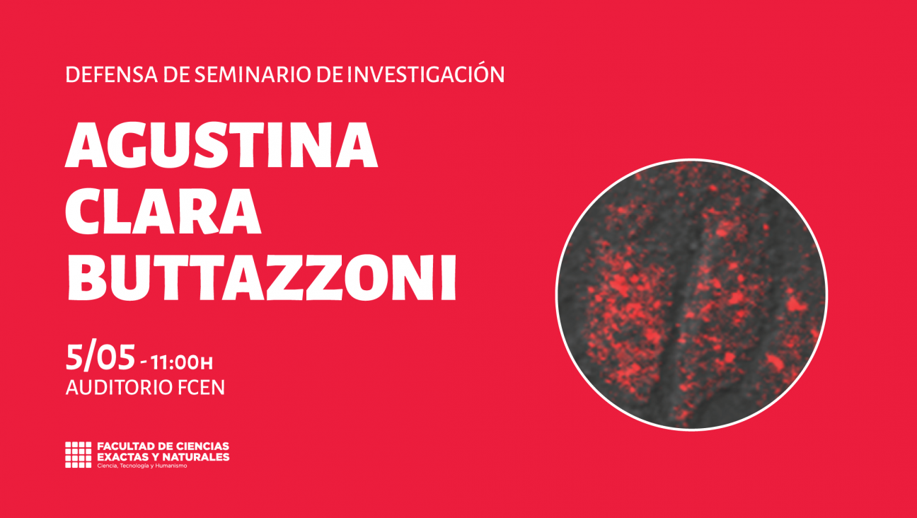 imagen Defensa de Seminario de Investigación a cargo de Clara Buttazzoni