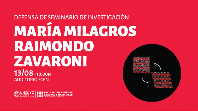 imagen Defensa de Seminario de Investigación de María Milagros Raimondo Zavaroni