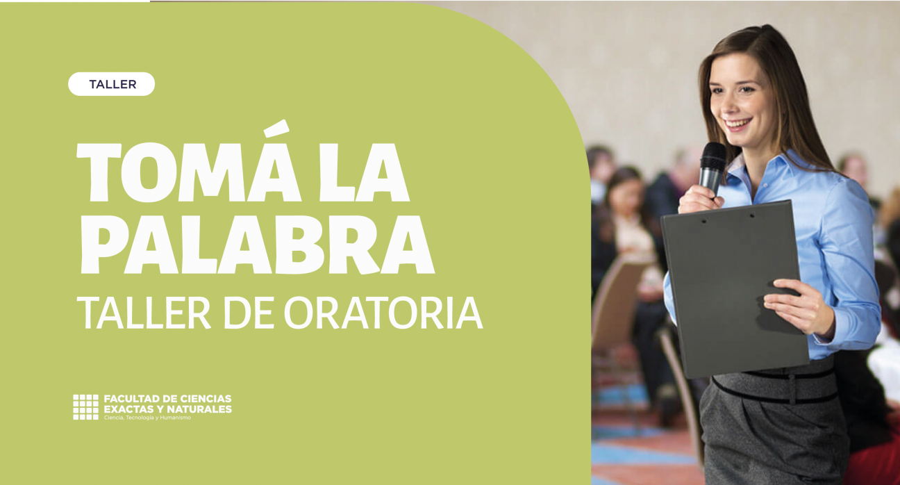 imagen Tomá la Palabra: Taller de Oratoria