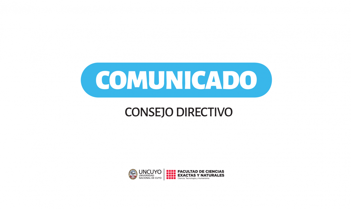 imagen Comunicado del Consejo Directivo 