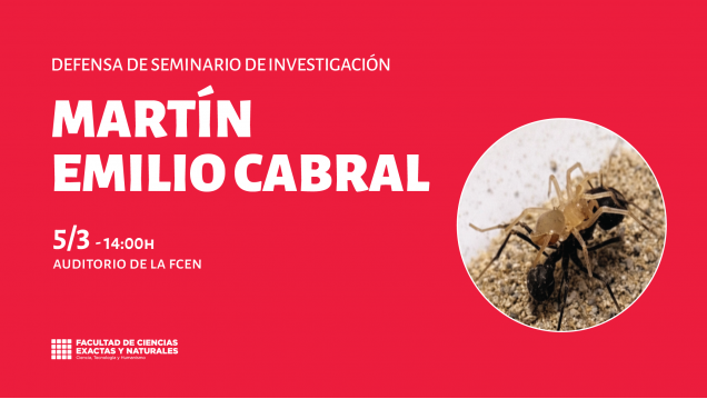 imagen Defensa de Seminario de Investigación a cargo de Martín Emilio Cabral