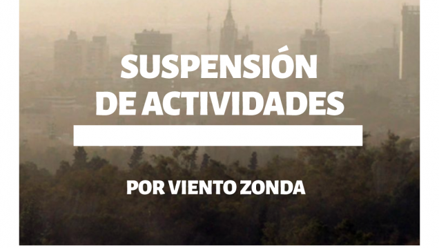 imagen Suspensión de actividades por zonda durante el turno mañana en la FCEN 