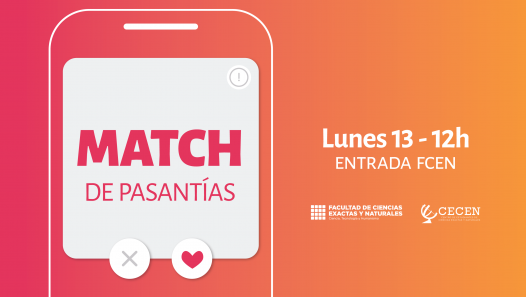 imagen Match de pasantías en la FCEN 