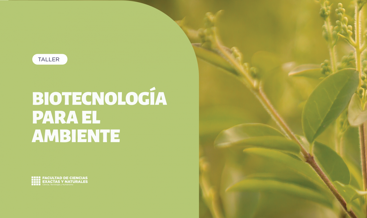 imagen Taller de Biotecnología para el ambiente 