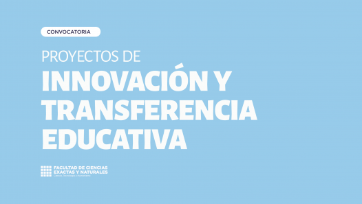 imagen Proyectos de Innovación y Transferencia Educativa: Programa de Incentivo a la Innovación Pedagógica "María Victoria Gómez de Erice" 