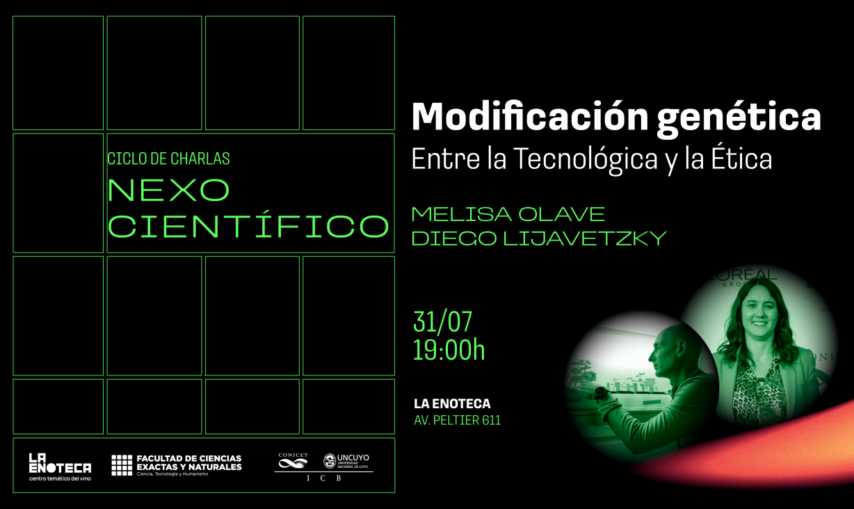 imagen Nexo científico: "Modificación genética: entre la tecnología y la ética"