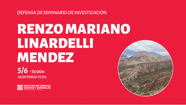 imagen Defensa de Seminario de Investigación a cargo de Renzo Mariano Linardelli Mendez