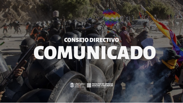 imagen Comunicado del Consejo Directivo de la FCEN sobre los hechos de violencia y represión ocurridos en la provincia de Jujuy