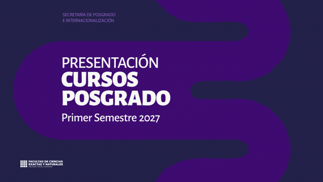 imagen Se abre la convocatoria para la presentación de Cursos de Posgrado para el primer semestre 2027