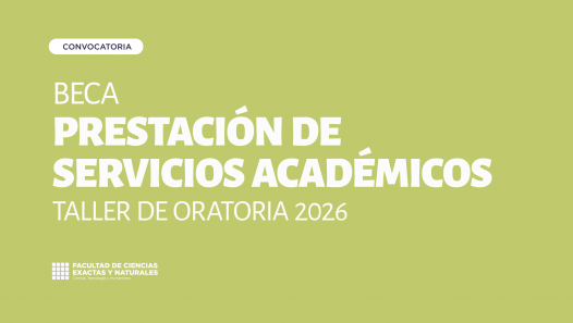 imagen Convocatoria para Becas en Taller de Oratoria 2026