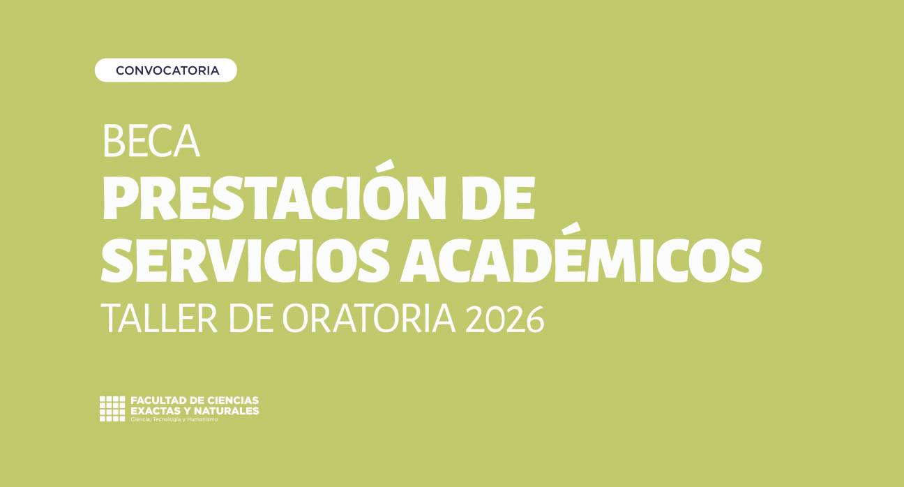 imagen Convocatoria para Becas en Taller de Oratoria 2026