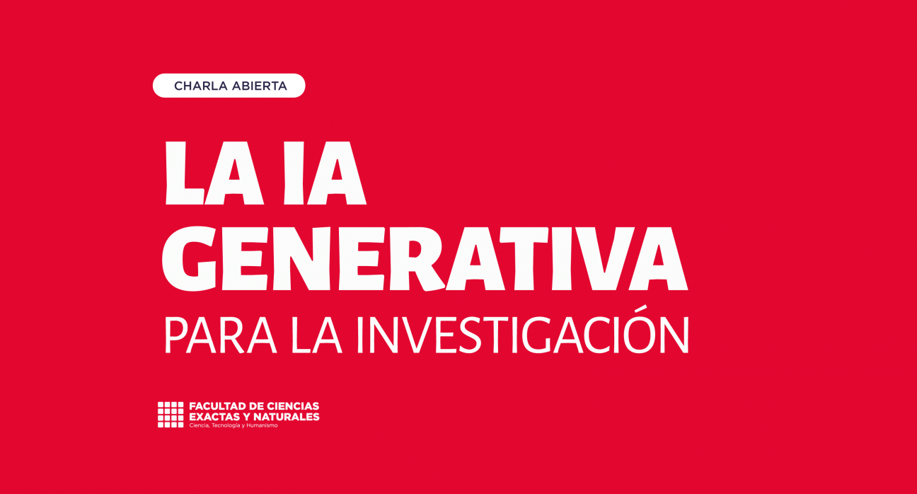 imagen Charla abierta: La IA generativa para la investigación