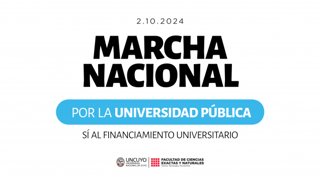 imagen Este miércoles 2 de octubre, nos movilizamos en defensa de la Educación Pública y Gratuita