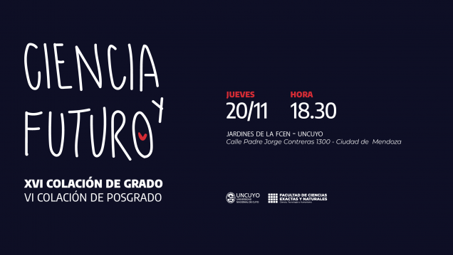 imagen XVI Acto de Colación de Grado y VI Acto de Colación de Posgrado de la Facultad de Ciencias Exactas y Naturales