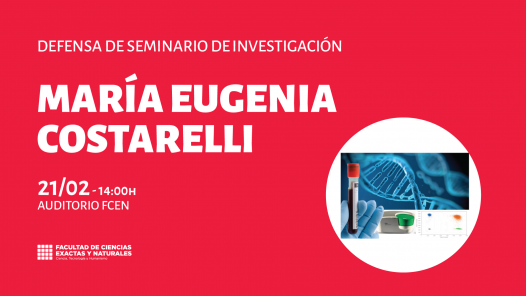 imagen Defensa de Seminario de Investigación a cargo de María Eugenia Costarelli