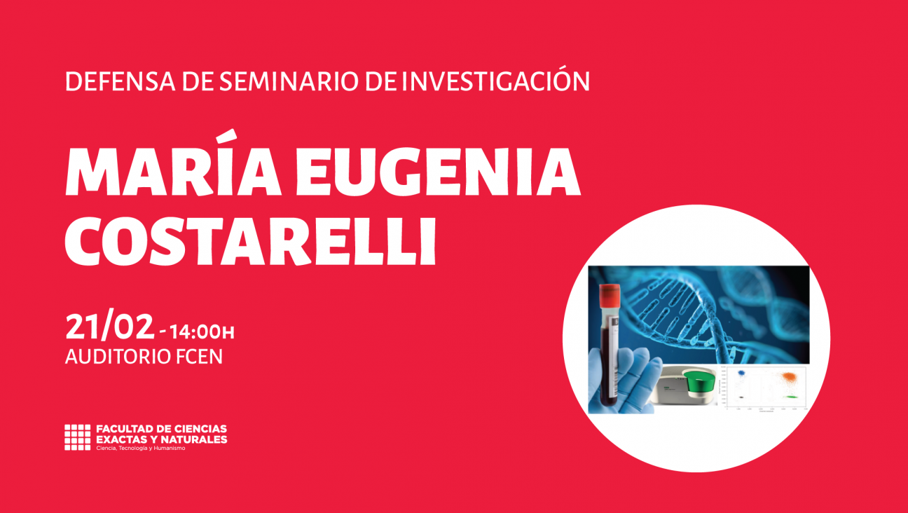 imagen Defensa de Seminario de Investigación a cargo de María Eugenia Costarelli