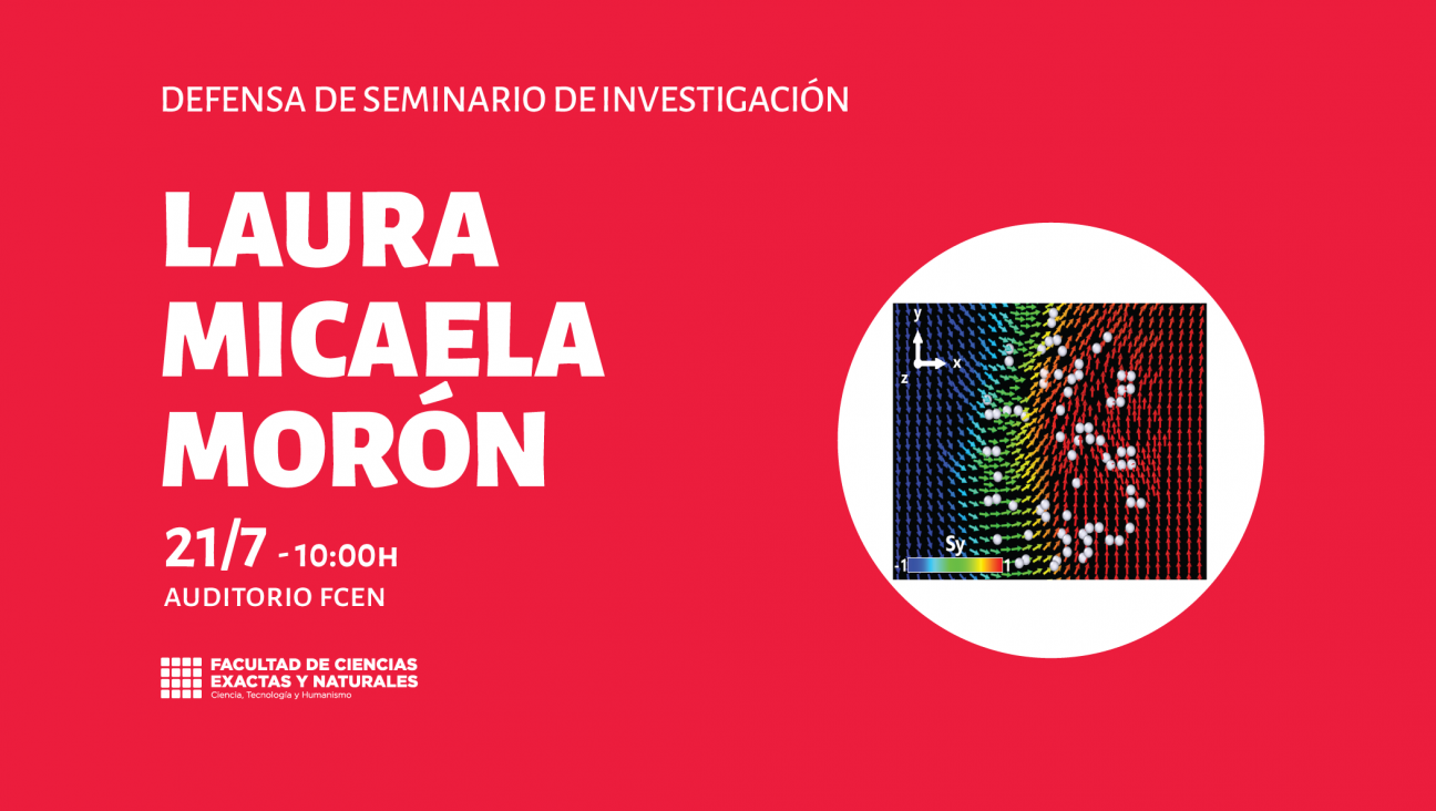 imagen Defensa Seminario de Investigación a cargo de Laura Micaela Morón