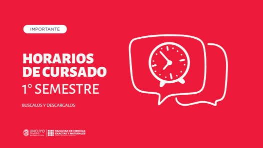 imagen Ya están disponibles los horarios de cursado del Primer Semestre 2025