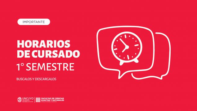 imagen Ya están disponibles los horarios de cursado del Primer Semestre 2025