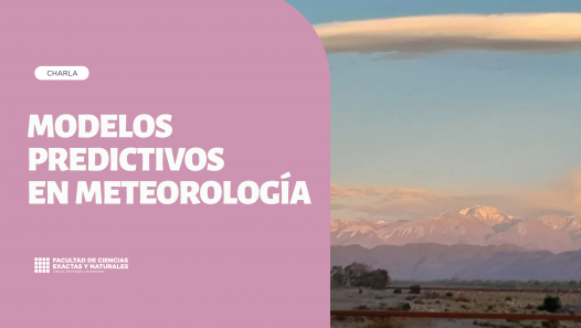 imagen Charla: Probabilidad y Estadística "Modelos predictivos en Meteorología"
