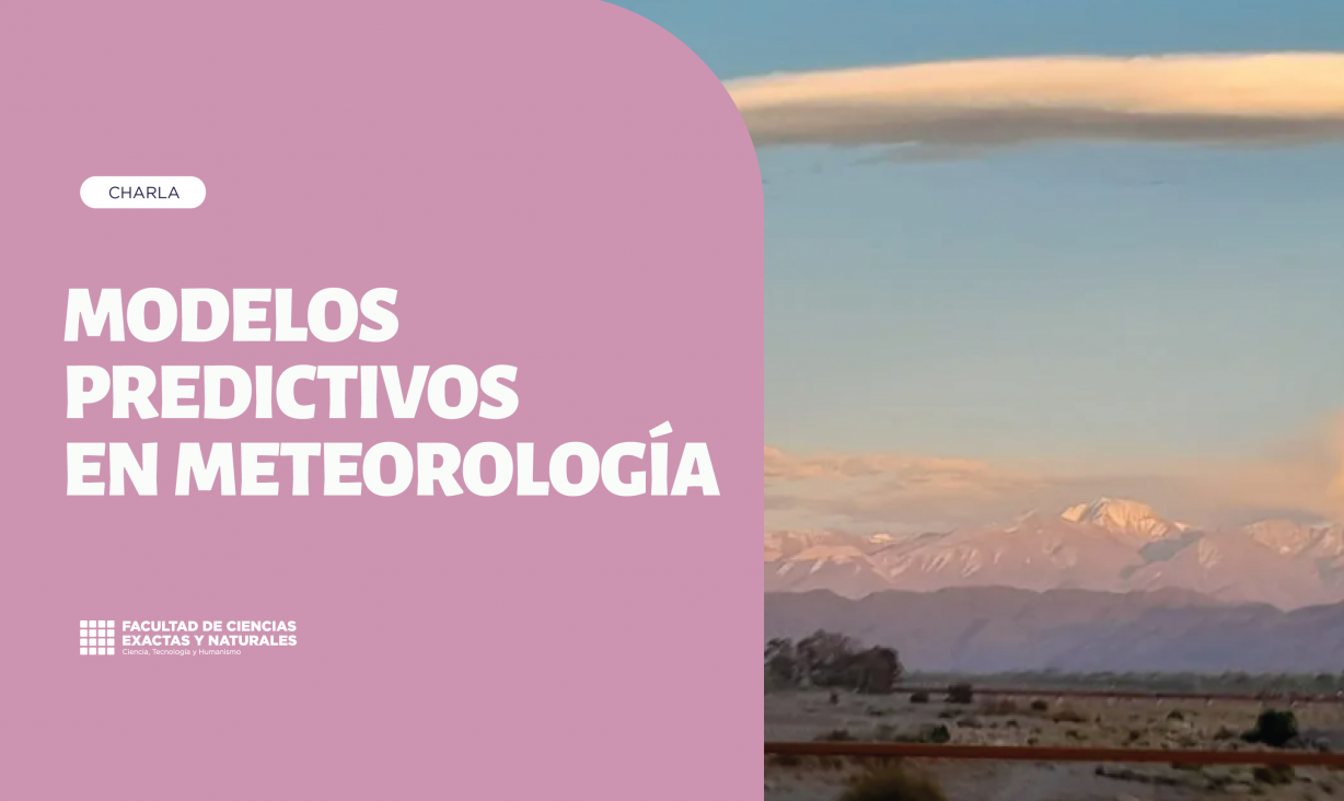 imagen Charla: Probabilidad y Estadística "Modelos predictivos en Meteorología"