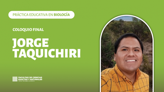 imagen Coloquio final del espacio Curricular Práctica Educativa en Biología a cargo de Jorge Taquichiri 