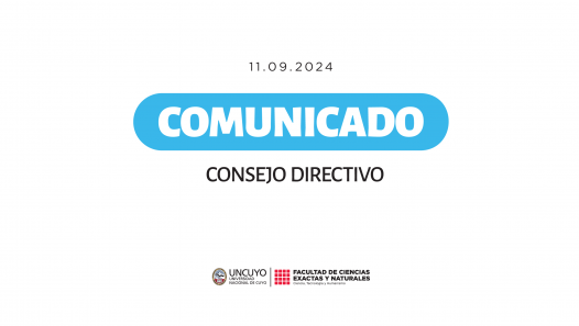 imagen Comunicado del Consejo Directivo de la FCEN