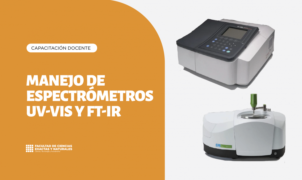 imagen Taller de capacitación docente: Manejo de Espectrómetros UV-Vis y FT-IR 