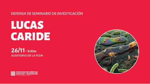 imagen Defensa de Seminario de Investigación a cargo de Lucas Caride