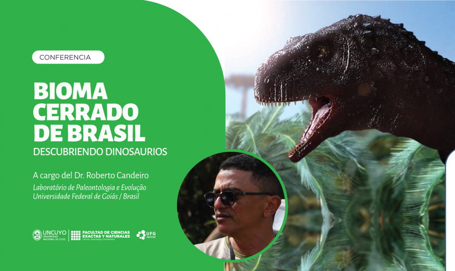 imagen Conferencia-Taller: "Bioma Cerrado de Brasil: descubriendo dinosaurios", este viernes a las 12