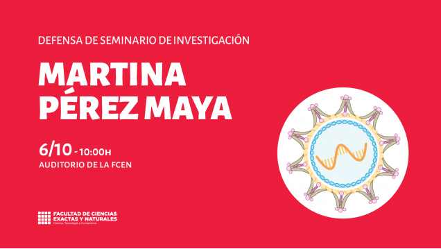 imagen Defensa de Seminario de Investigación a cargo de Martina Pérez Maya