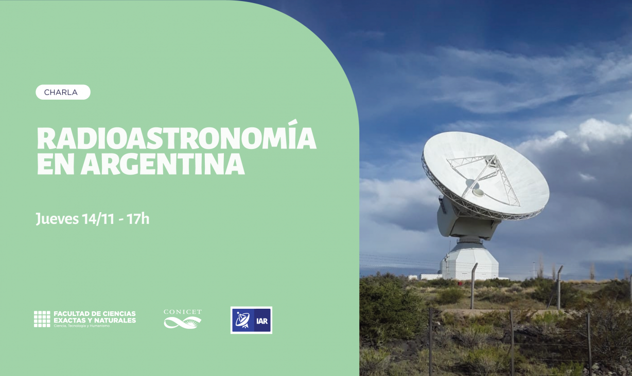 imagen Charla: "Radioastronomía en Argentina ¿Qué es la radioastronomía? 