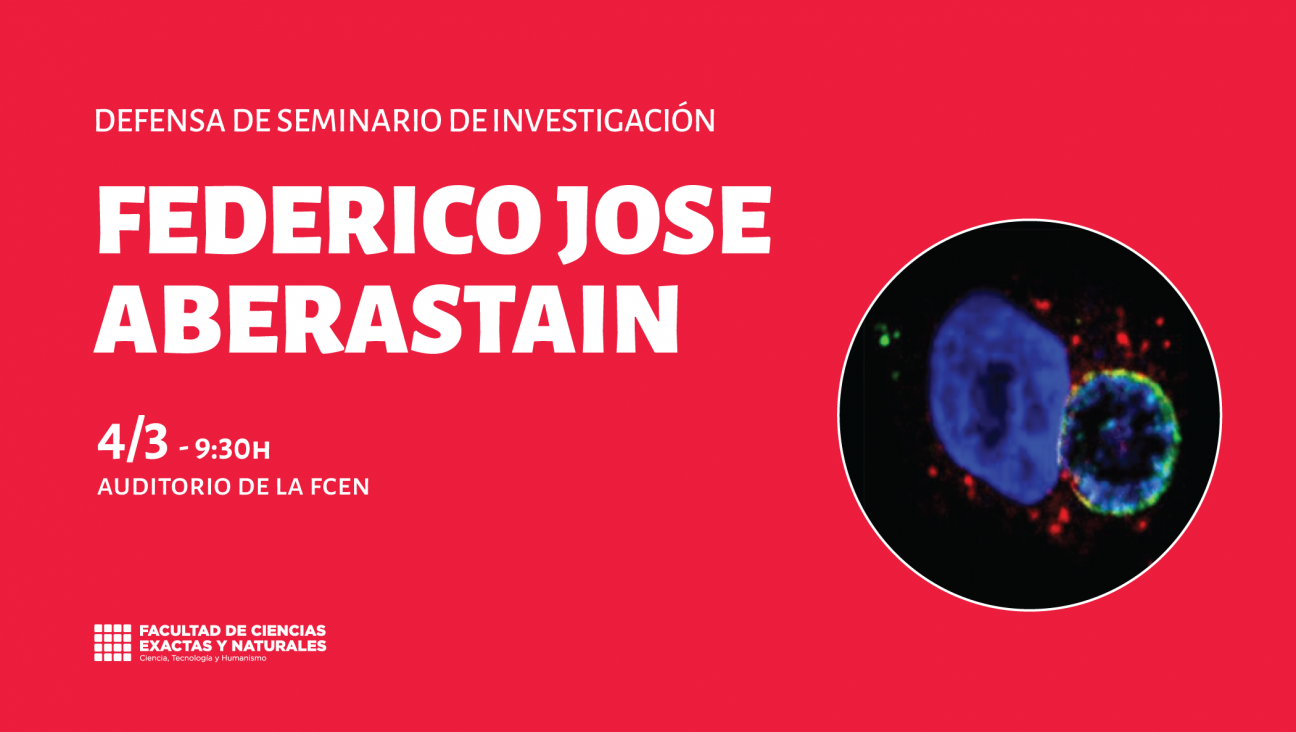 imagen Defensa de Seminario de Investigación a cargo de Federico José Aberastain