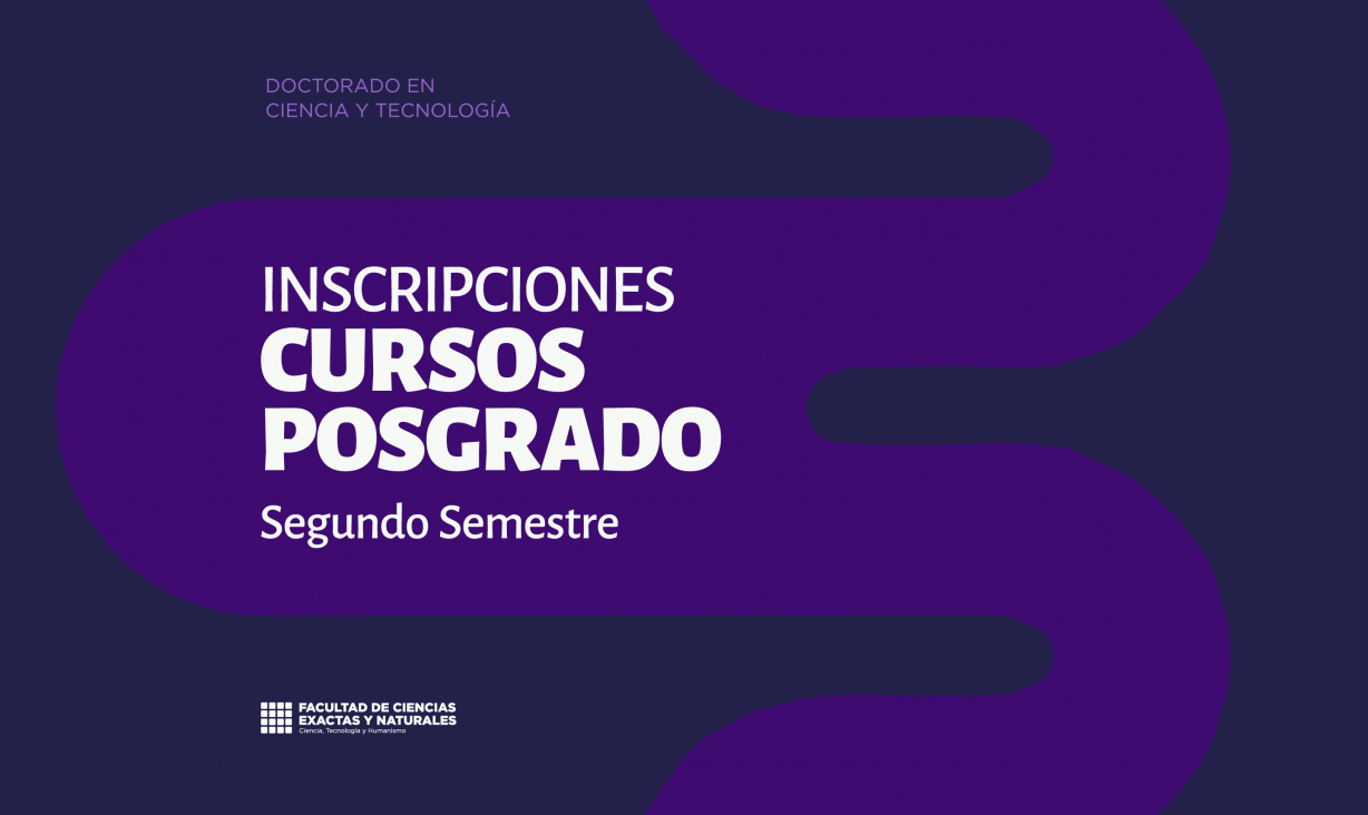 imagen Inscripciones abiertas a los cursos de posgrado del 2do semestre 2026