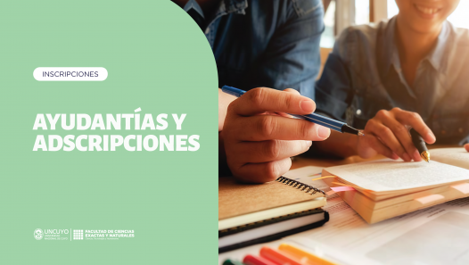 imagen Inscripciones Ayudantías y Adscripciones Ad Honorem, abiertas hasta el 24 de julio 