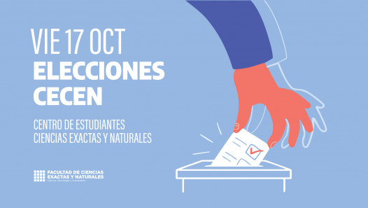 imagen Elecciones del Centro de Estudiantes de la Facultad de Ciencias Exactas y Naturales 