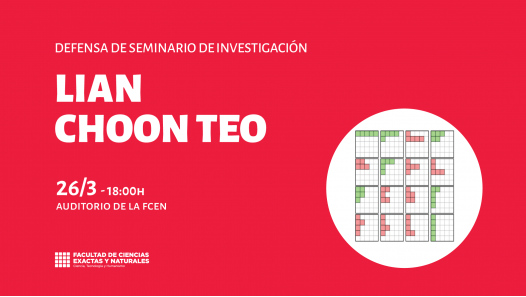 imagen Defensa de Seminario de Investigación a cargo de Lian Choon Teo