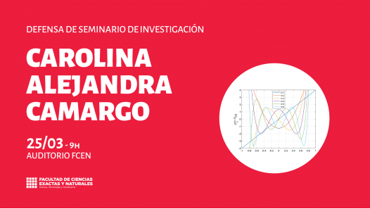 imagen Defensa de Seminario de Investigación a cargo de Carolina Alejandra Camargo