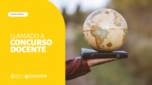 imagen Llamado a Concurso Docente Área de Formación Disciplinar en Ciencias de la Tierra