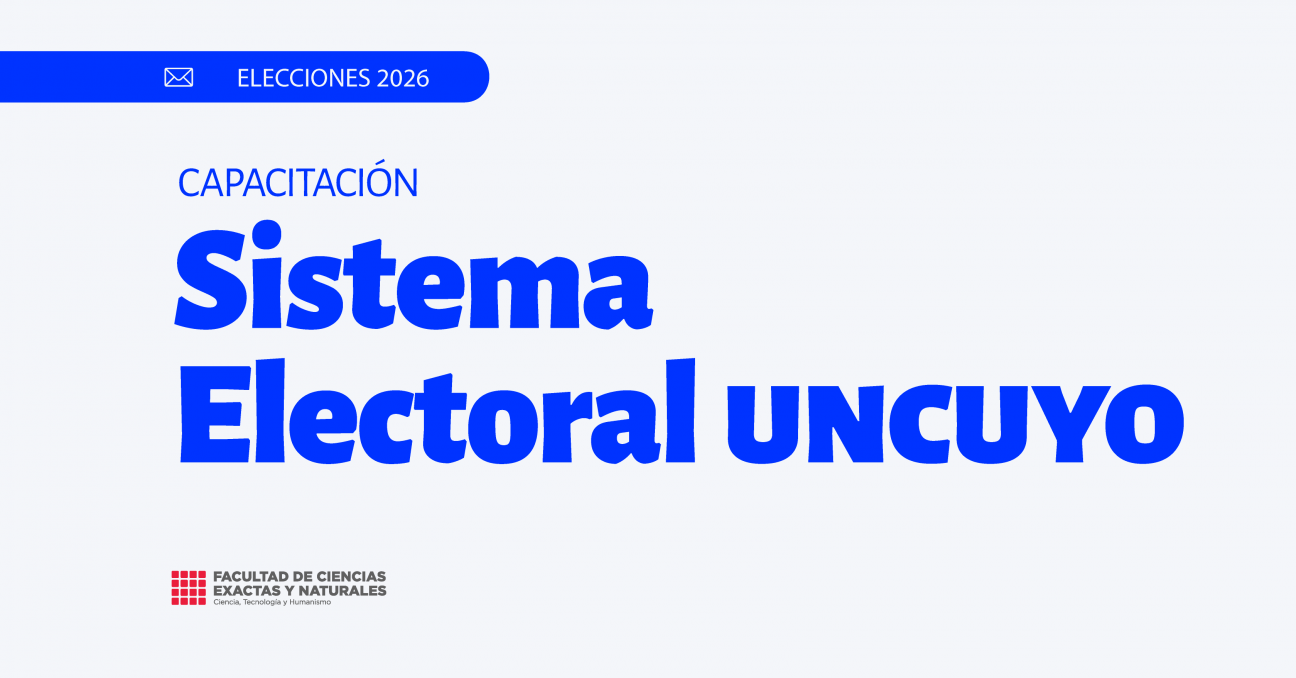 imagen Capacitación sobre el Sistema Electoral de la UNCUYO